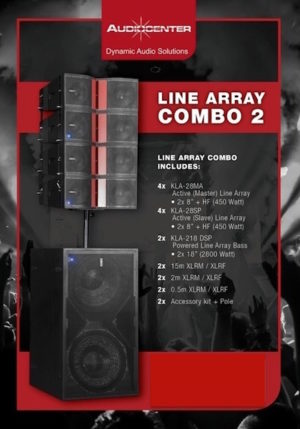Audiocenter Combo Deal 2  Active Line Array