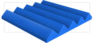 Foamrite Acoustic 4" Wedge Foam Panel