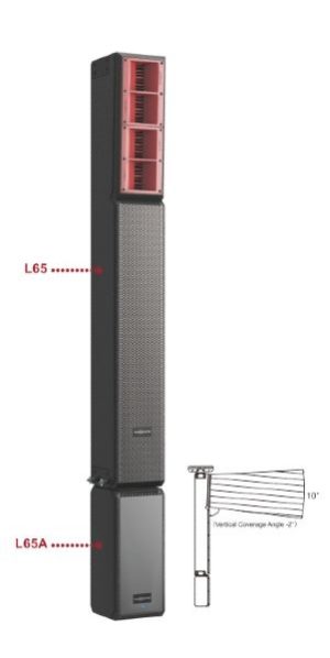 Audiocenter L65+L65A Active DSP-controlled Column Speaker System