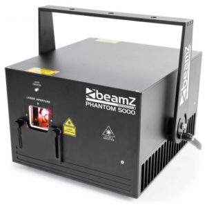 Beamz Pro Phantom 5000 Pure Diode Laser RGB Analogue 330kpps