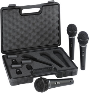Behringer XM1800 Microphone 3 Pack