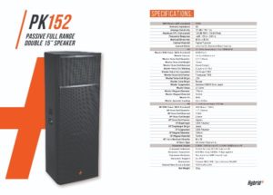Hybrid+ PK152 MKII Dual 15″ Speaker