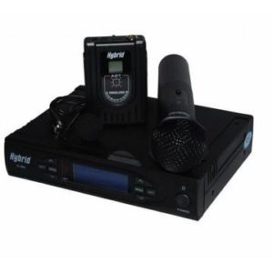 Hybrid U-DV MK3 Dual Handheld/Lapel  Microphone System