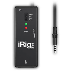 IK Multimedia iRig Pre  XLR Microphone Interface for Android and iDevices