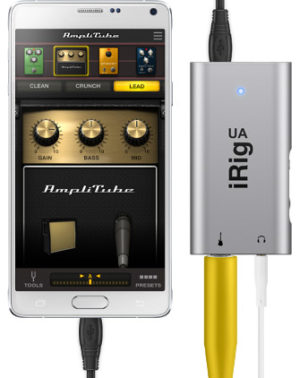 IK Multimedia iRig UA Guitar Effects Processor/Audio interface for  Android devices