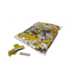 MagicFX Metallic Confetti Rectangles – Bi-Colour Gold-Silver
