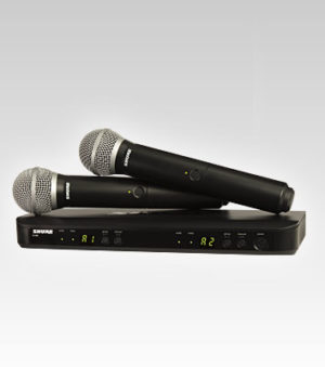 Shure BLX288E/PG58 Dual Handheld Wireless Microphone System