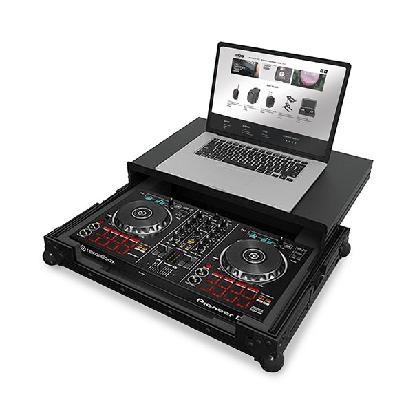 UDG Ultimate Flight Case Multi Format XL Black Plus (Laptop Shelf)