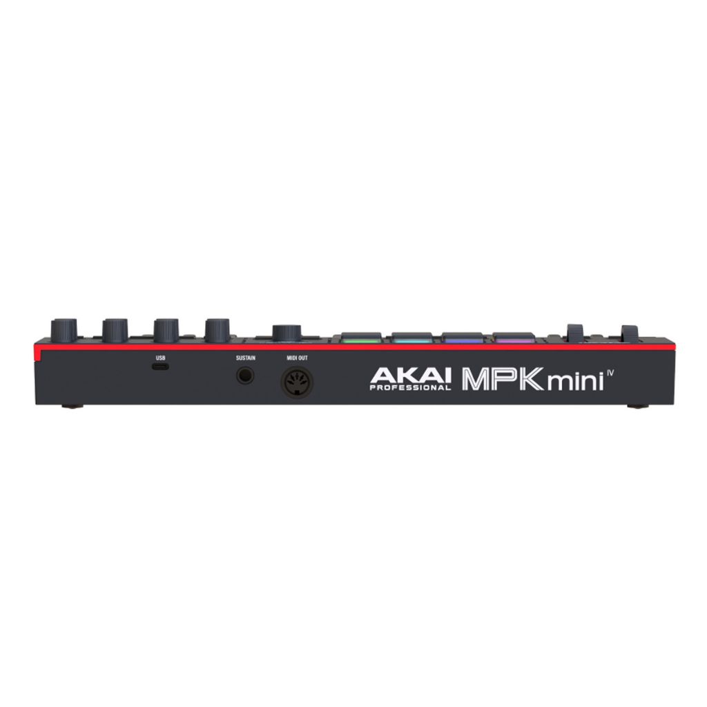 AKAI MPK Mini IV Midi Controller (Black) - DJ Mix Club