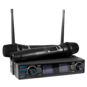 Hybrid U-DV MK3 Dual Handheld Microphone System