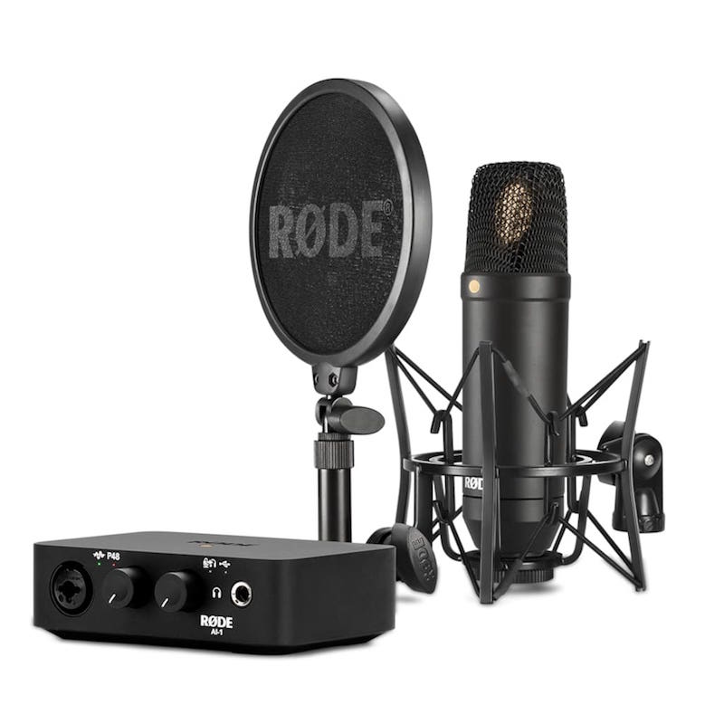 RODE NT1 & AL-1 Complete Studio Kit with Audio Interface