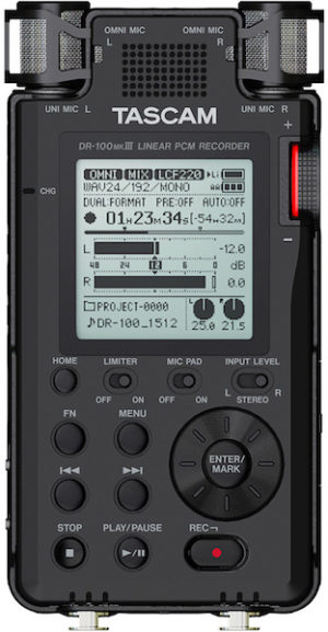 Tascam DR-100MKIII Compatible Linear PCM Recorder