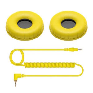 Pioneer DJ HC-CP-08 Accessory Pack for CUE1 Headphones – Yellow