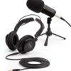 Podcast Microphone and Headphones Pack
