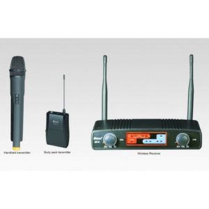 DTech UHF21 HH Dual Handheld Wireless Microphone System
