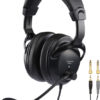 Stereo Headphones with Dynamic Boom Microphone