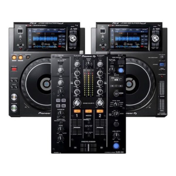 Pioneer 2x XDJ-1000MK2 + DJM-450 Club Combo