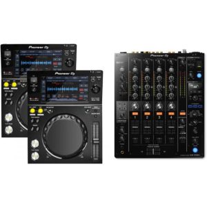 Pioneer 2x XDJ-700 + DJM-750 Club Combo