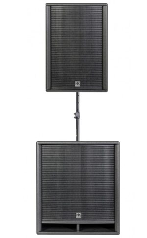 HK Audio PR:O 118 SUB D2 + PR:O 115 XD2 Active Speaker Combo