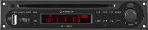 Monacor PA-1140RCD RDS Tuner/CD Player Insertion with USB Interface