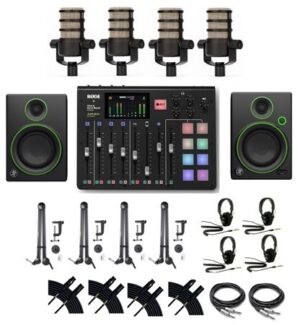 RodeCaster Pro – Podcast Production Combo THREE