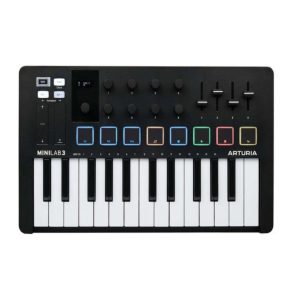 Arturia MiniLab MK 3 Midi Keyboard Controller (Black)
