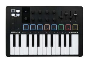 Arturia MiniLab MK 3 Midi Keyboard Controller (Black)