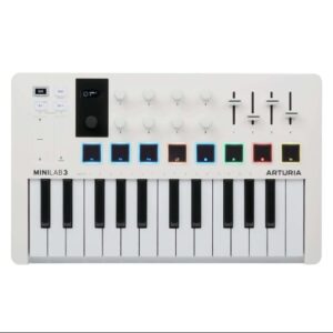 Arturia MiniLab MK 3 Midi Keyboard Controller (White)