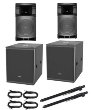 Audiocenter MA15 + MA118 5000w – Speaker Pack 2