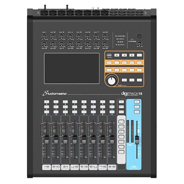 Studiomaster DigiTrack18 Digital Mixing Console DJ Mix Club