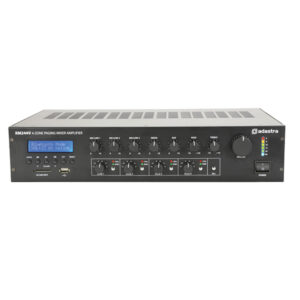 Adastra RM244V 100V Paging Mixer Amplifier USB/SD/FM/BT