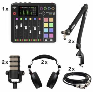 Rode RodeCaster Pro II Bundle (2 Person)