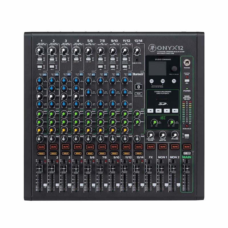 Mackie Onyx 12 12-channel Analog Mixer with Multi-Track USB