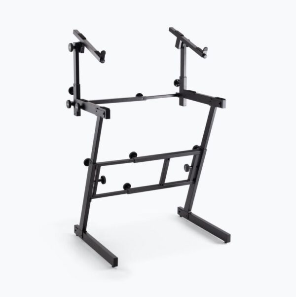 On-Stage KS7365EJ Heavy Duty Folding-Z Two-Tier Keyboard Stand