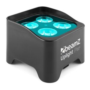 Beamz BBP90 Battery Uplight PAR 4X 4W