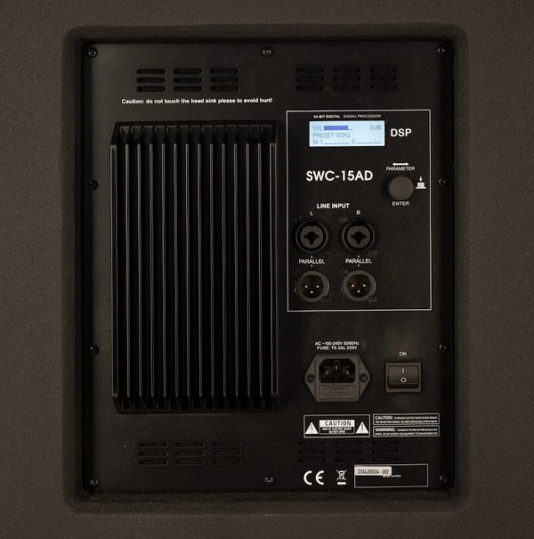 Agera Acoustics SWC-15AD 15" DSP Subwoofer - Image 2