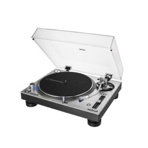Audio-Technica AT-LP140XPSV Direct-Drive Professional DJ Turntable (Silver)