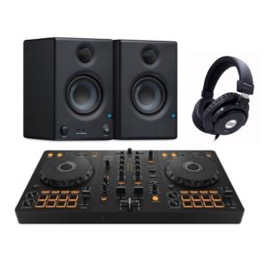 Pioneer DDJ-FLX4 + Presonus Eris3.5Gen2 + Powerworks HPW 2000 Headphones Combo