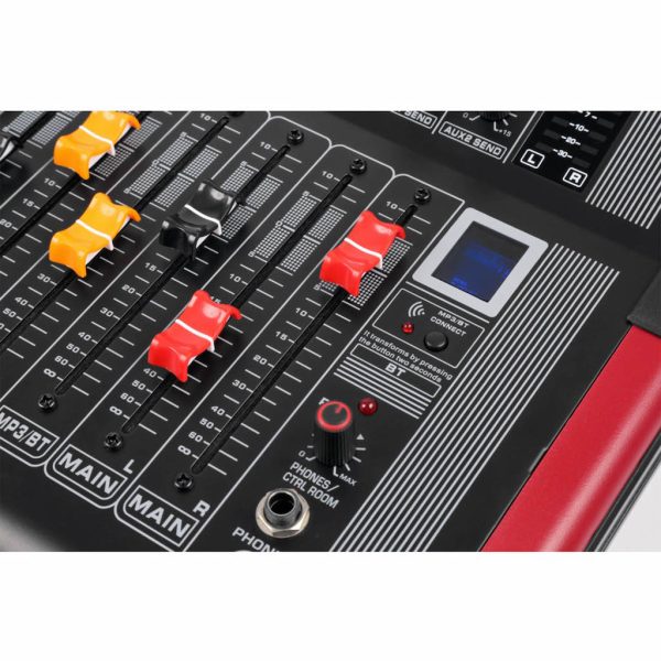 Power Dynamics PDM-S804A Powered Stage Mixer 700w with DSP/BT/USB/MP3 - Image 3