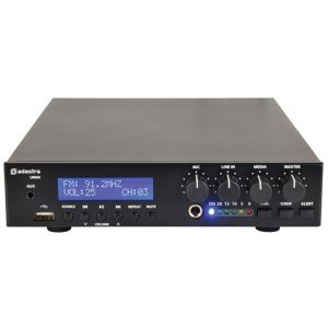 Adastra UM60 100V Mixer Amplifier 60W USB/FM/BT