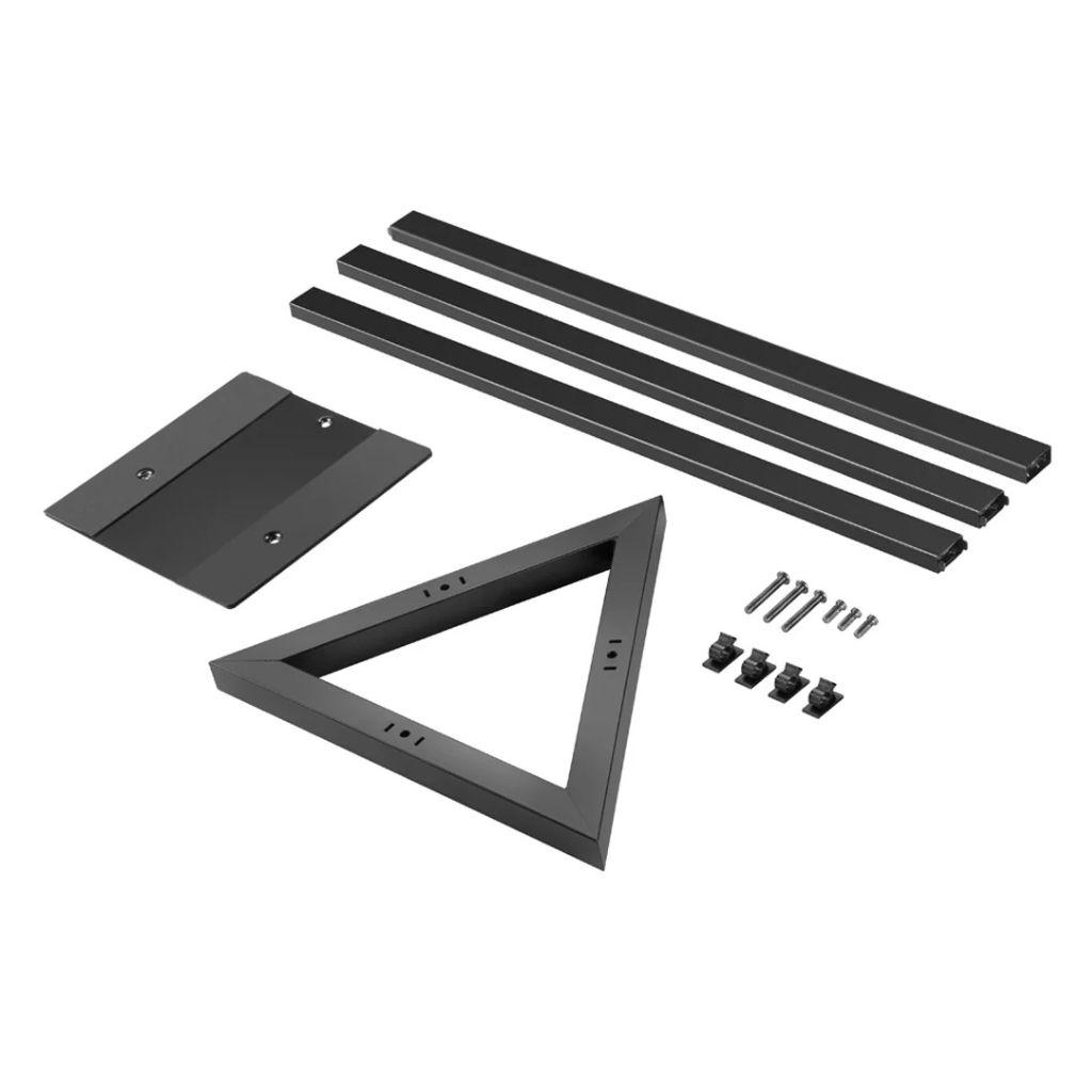 Adam Hall Stands SKDB 040 Rugged Studio Monitor Stand with Spacious Tray - Image 2